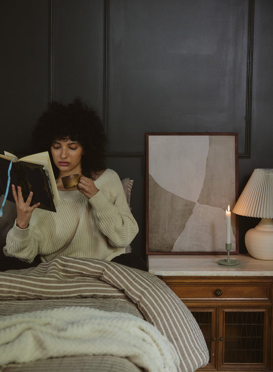 Cream Meets Ecru, Poster